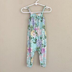 Posh Peanut Floral Smocked Jumpsuit • 6-12 Months